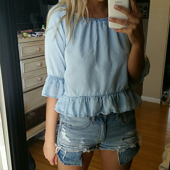 Sanctuary Tops - Ruffle blouse